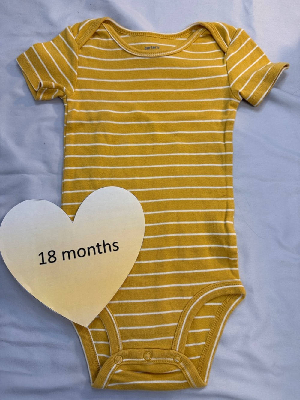 Carter's - Striped Yellow Kids One Piece